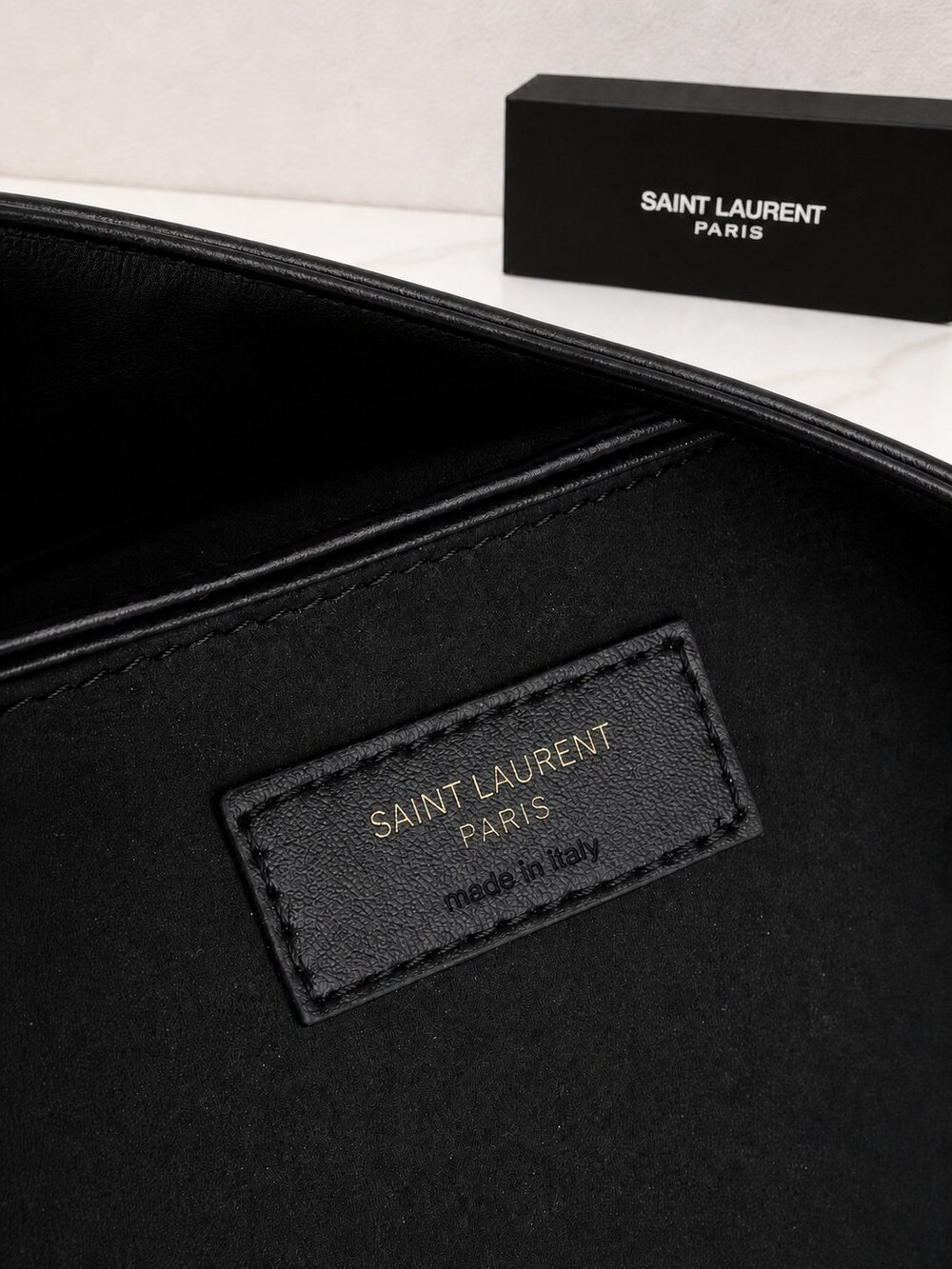 Yves Saint Laurent Quilted Jamie Shoulder Purse in Black with Gold Hardware - Picture 9 of 9